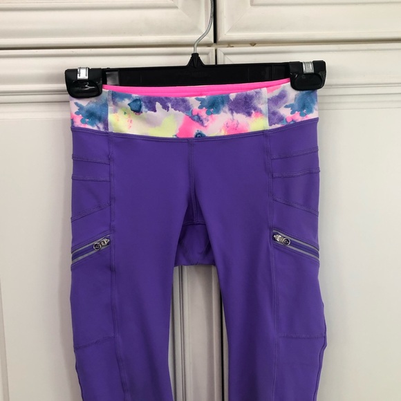 Unique Ivivva by Lululemon crop leggings - Picture 2 of 12